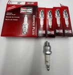 (qty 4) Champion Copper Plus Spark Plug 844 H10C For 1968 Simca 5 Base. Fixed Price $19.99.