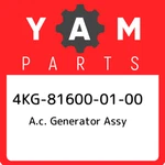 4KG-81600-01-00 Yamaha A.c. Generator Assy 4KG816000100, New Genuine Oem Part. Fixed Price $1209.23.