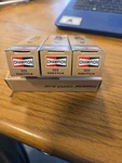 Lot Of (3) Champion 322 RN11YC4 Copper Plus Spark Plugs. Fixed Price $12.99.