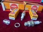 Ngk B7HCS Spark Fits Bsa A7 500CC 1947-1962 New Plugs. Fixed Price $13.44.