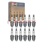 12 Pc Champion Copper Plus Spark Plugs For 1938 Packard Model 1608 Ignition Qn. Fixed Price $61.01.