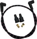 Drag Specialties Universal Braided Spark Plug Wire Kit Black/pink. Fixed Price $28.50.