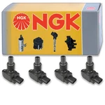 Pcs Ngk Ignition Coil For 2004-2011 Mazda RX-8 1.3L Spark Plug Tune Dg. Fixed Price $210.97.
