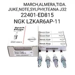 Genuine Spark Plugs March Almera Tiida Juke Note Sylphy Teana J32 /4PCS. Ngk. Fixed Price $48.99.