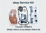 Service Kit, Triumph T3990614, Speed Triple And Rs. Fixed Price $219.50.