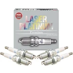 Ngk Laser Platinum Resistor Set Of 4 Spark Plugs 6290 PFR6H10 For Saab 9-3 9-5. Fixed Price $58.95.