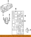 Chrysler Oem 08-20 Cv Relay-fuse Box Mount Bracket 5082092AC. Fixed Price $121.20.