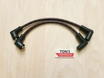 Vintage Cloth Braided 8MM Harley Davidson Fxr 82-00 Spark Plug Wires Black Red. Fixed Price $30.00.