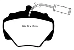 Ebc Greenstuff 6000 Series Rear Brake Pads For Land Rover Range 1991-1997. Fixed Price $117.16.
