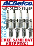 Set Of Ac Delco Iridium Spark Plugs 41-110 12621258. Fixed Price $74.99.