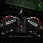 Sportster 48 72 883 Harley Raygun Red Flake 12MM Ignition Wire Spark Relo. Fixed Price $149.95.