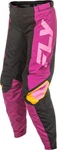 Fly Racing F-16 25 Womens Mx Offroad Pants Black/mauve 5/6. Fixed Price $18.08.