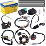 Atv Wiring Harness Coil Stator Relay Cdi Spark Plug For 50-125CC Engines New. Fixed Price $51.23.