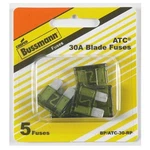 Cooper Bussmann ATC-30 Fuse, Blade, 30A, 32V, Fast Acting (5 Pieces). Fixed Price $6.11.