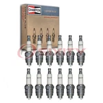 12 Pc Champion Copper Plus Spark Plugs For 1939 Packard Model 1707 Ignition En. Fixed Price $62.26.