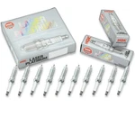 Pcs Ngk Laser Platinum Spark Plugs 2008-2010 Ford F-350 Super Duty Wn. Fixed Price $179.87.