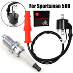 Ignition Coil & Spark Plug For Polaris Atv Sportsman 500 4X4 Ho 6X6 1996 - 2002. Fixed Price $14.99.