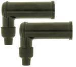 Ngk Set Of 2 Spark Plug Cap Connectors Black 6667 /L05EA 90 Elbow. Fixed Price $13.95.