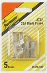 Bussmann Amps 32 Volts Automotive 0.8" Blade Fuse 5PK BP/ATC-25-RP. Fixed Price $9.95.