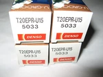 Denso 5033 T20EPR-U15 Nickel U-groove Spark Plug, New Old Stock, Pack Of 4. Fixed Price $24.99.