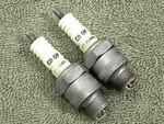 Pair Co-op Jet Fire Spark Plugs C-34 Motorcycle Coop. Fixed Price $15.00.