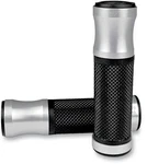 Driven Racing Grips Sliver/black Motorcycle Street Bike D3SL 0630-0704. Fixed Price $61.79.