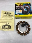 Accel Lectric Stator Unmolded 15 Amp. 70-75 Big Twin Replaces 29965-70 Harley. Fixed Price $139.95.
