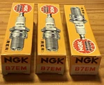 B7EM Ngk Spark Plug Lot Of 3 VE7. Fixed Price $20.00.