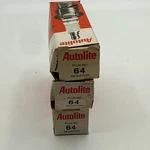 Autolite 64 Copper Core Spark Plugs - 3 Pack. Fixed Price $12.99.