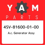 4SV-81600-01-00 Yamaha A.c. Generator Assy 4SV816000100, New Genuine Oem Part. Fixed Price $1336.62.
