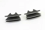M8 Finned Spark Plug Cover Set For Harley Davidson Motorcycles By V-twin Black. Fixed Price $64.23.