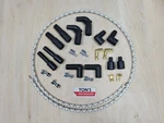 Universal Harley Davidson Spark Plug Wires Kit White Black Cloth Braided 8MM Diy. Fixed Price $39.99.