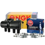 Ngk Dis Ignition Coil & Iridium Ix Spark Plugs Kit For Chevy AVEO5 1.6 L4 Dohc. Fixed Price $102.95.