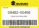 Suzuki Genuine Spark Plug (NGK,CR8E) 09482-00456. Fixed Price $9.57.