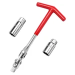Spark Plug Socket Wrench Set Handle 5/8 13/16 Remover Tool 3PCS Car. Fixed Price $17.99.