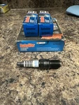(2) Autolite AP605 Platinum Spark Plugs 75-09 Chevy & Ford Tap Desc.. Fixed Price $9.95.