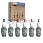 6 Pc Champion Industrial Spark Plugs For 1932 De Vaux Continental Ignition Pd. Fixed Price $33.87.