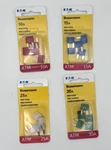 4 Packs Of Eaton Bussman Atm Blade Mini Fuses 10A, 15A, 25A, 30A. Fixed Price $15.50.