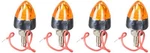 Roadpro RP-7868 Amber 4-PACK Of Chrome Base, Lighted Tip, License Plate Screws. Fixed Price $19.99.
