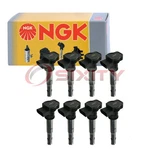 Pc Ngk Ignition Coils For 2013-2015 Audi RS5 4.2L V8 Spark Plug Wire Boot Yj. Fixed Price $195.32.