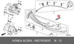 Genuine Oe Sparking Plug 9807955855 For Honda 98079-55855. Fixed Price $7.00.