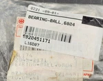 Kawasaki 92045-1171 Bearing-ball 6804 Oem Nos New B33. Fixed Price $17.49.