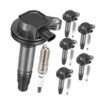 6-PACK UF823 Ignition Coils & 6509 Spark Plugs Compatible With Ford TRANSIT-1.... Fixed Price $115.10.