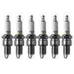Ngk V-power Spark Plug Set (6 Pieces) 5077 For Bmw E23 E24 E30 E32 E34 L6. Fixed Price $29.95.