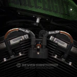 Sportster 48 72 883 Harley Volcano Orange Flake 12MM Ignition Wire Spark Relo. Fixed Price $149.95.