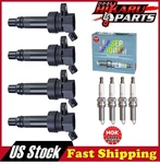 4X Ngk Spark Plug & Ignition Coil Kia Koup FORTE5 Hyundai L4 1.6L. Fixed Price $169.01.