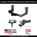 For 07-09 Sprinter Trailer Hitch 4PIN Wiring 2" Ball 144" Wb Step Bmp&w/ Towprep. Fixed Price $402.99.