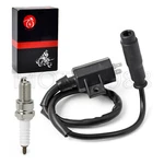Ignition Coil Spark Plug With Cap For Kawasaki Prairie 360 Bayou 400. Fixed Price $19.49.
