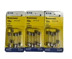 Bussman BP/AGC-10-RP Amp-agc- Lot Of 3. Fixed Price $18.00.