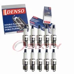 10 Pc Denso Platinum Long Life Spark Plugs 2003-2005 Ford E-350 Club Pk. Fixed Price $88.06.